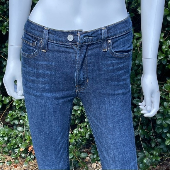 FRYE Skinny Low Rise Dark Wash Whiskered Honeycomb Size 25 Jeans - Picture 3 of 10